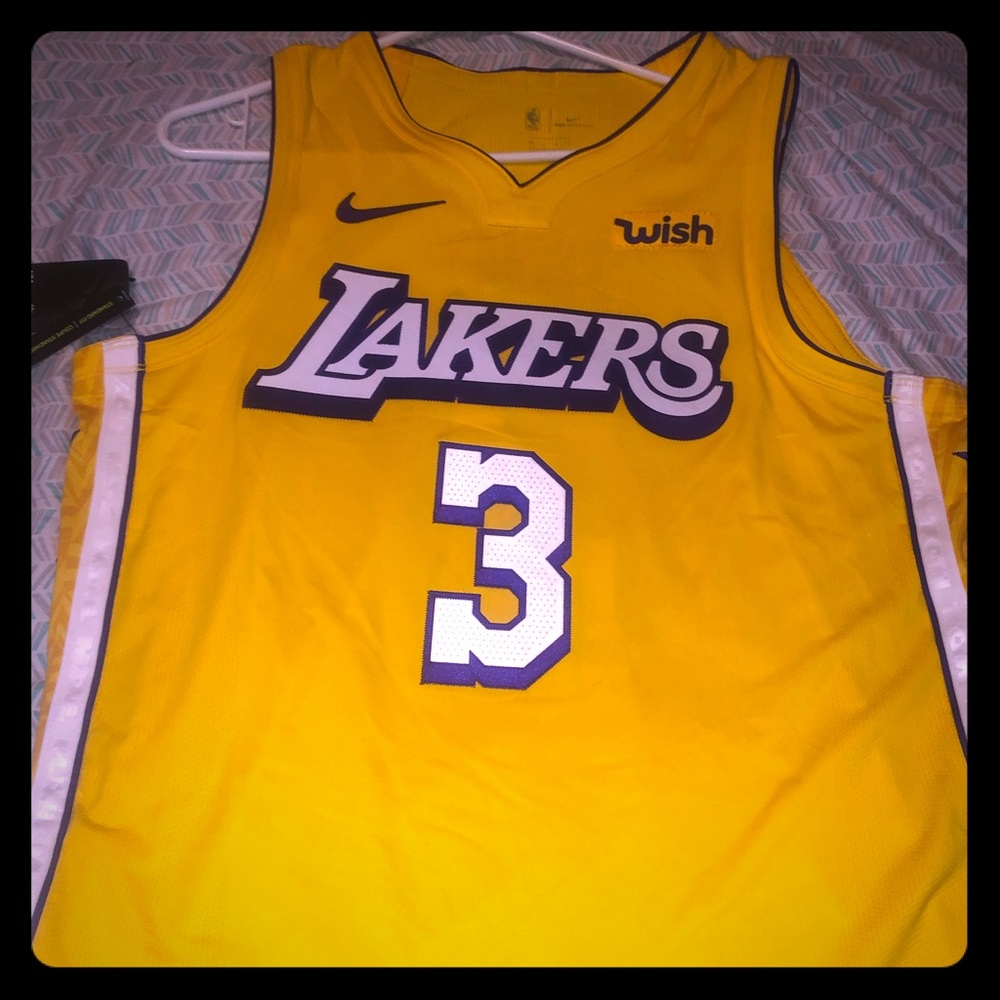 Authentic Nike Los Angeles Lakers Davis Jersey